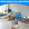 lomtomsehai Indoor Nanny Camera - Mini Wi-Fi Security Cam - Small Wireless Cameras - Motion Detection - Mobile Phone Viewing - USB Port - Front view 4