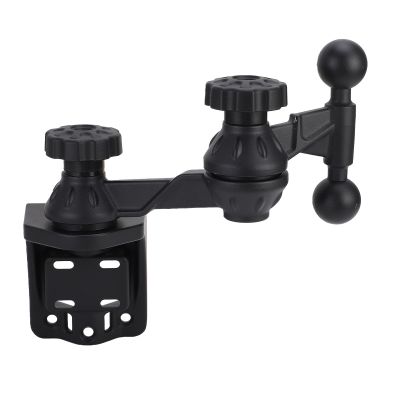 TIKATARER Aluminum Alloy Marine Laptop Mount, Ergonomic Grip Nonslip Construction with Industrial Rubber Grip, for Forklift Heavy Machinery Marine Chart Plotter