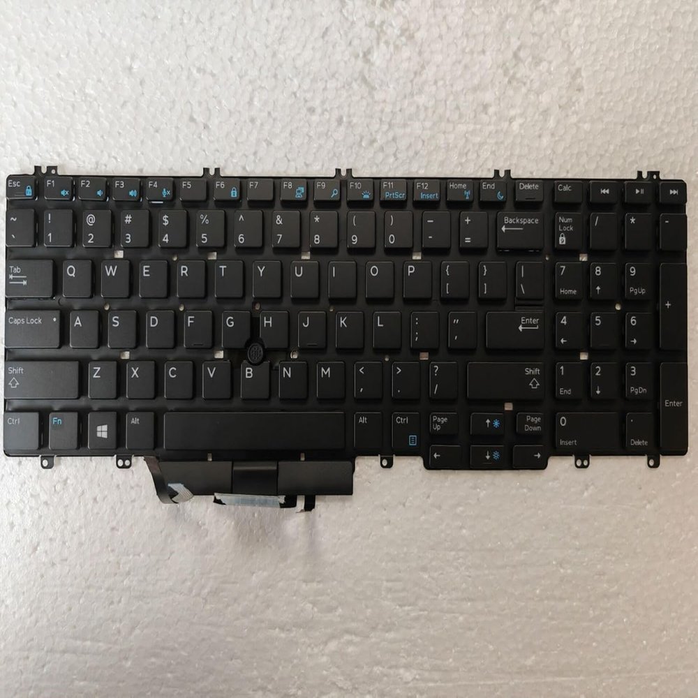 100% New for Dell Precision 7530 7540 7730 7740 Laptop US Backlit Keyboard 266YW 0266YW