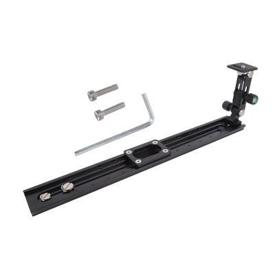 380mm Telephoto Lens Bracket Plate, Aluminum Alloy Quick Release for and Sachtler - CNC Processed, Adjustable Support with Gradient Levels, Stable Weight Sharing