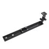 380mm Telephoto Lens Bracket Plate, Aluminum Alloy Quick Release for and Sachtler - CNC Processed, Adjustable Support with Gradient Levels, Stable Weight Sharing view 3