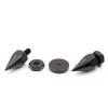 4 Set Speaker Shock Absorbing Feet - Carbon M6 Thread Shock Spike Cone Enhanced Stability and Sound view 2