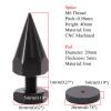 4 Set Speaker Shock Absorbing Feet - Carbon M6 Thread Shock Spike Cone Enhanced Stability and Sound view 3