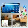 32 Inch Portable TV Mobile Smart Tablet HD Indoor Outdoor Display Height Angle Adjustable Stand 8GB+128GB Memory(6+128G) view 2