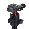 Aluminium Alloy Mini Camera Desktop Tripod, Folding Stretchable Adjustable, Black - 360 Panoramic Ball Head, Compact Stability, Versatile Photo and Video Use view 3