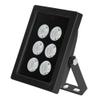 DC12V 6 LEDs Fill Light, IP66 Waterproof Outdoor Camera Light, Adjustable Angles 8-90 Degrees, Black Shell - Durable Aluminum Alloy, Reliable Heat Dissipation, Security view 2