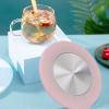 Electric Mug Warmer USB Powered Coffee Cup Warmer Quick Heating Pad with Auto Power Off for Office Workers Students ABS Material 8cm Diameter 55C Constant Temperature view 2