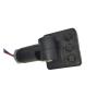 PIR Motion Sensor Outdoor Indoor Infrared Light Switch with LED Light Sensitive AC 85-265V IP65 Time Delay for Home Lighting(10MM Black) view 3
