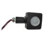 PIR Motion Sensor Outdoor Indoor Infrared Light Switch with LED Light Sensitive AC 85-265V IP65 Time Delay for Home Lighting(10MM Black) view 4