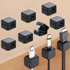 2026 Upgraded Cord Organizer, 10 Pack Magnetic Cable Management, Cord Holder for Desk, Adhesive Cable Clips Wire Keeper for Nightstand, Home, Office, Desktop, Car, Wall (Black) view 1