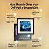 FOCASE REC iFramix Kit for iPad Repurposing - Turn Old iPad into Smart Digital Photo Frame & Dashboard (White) view 3