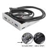 Oreilet 3.5 Inch Floppy Drive Front Panel, 19 Pin to USB3.0 HD Sound Interface Faceplate for Jack Mic Interface PC Front Panel Adapter (Oreilet9ArhveI-12) view 4
