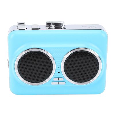 Wisoqu Cassette Tape Player, Dual Speakers 3.5mm Headphone Jack USB Cassette to MP3 Converter, with AUX Output for Private Listening and Car Sound Systems