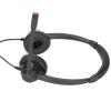 BowyTrading H390D - PC Binaural Customer Service Headphones, Telephone Headset with Noise Cancelling Microphone, Ultra Light Office Headset for PC Business Calls, Durable ABS Material with Wid view 4