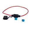 1Set Medium/Mini/Micro Car Waterproof Fuse Box Blade Type in Line Fuse Holder Power Socket 18/16/14/12/10AWG(Small,14AWG,40A) view 1
