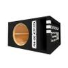30HZ Reinforced Competition Single Ported Sub Box Sub Woofer Enclosure Speaker Box Car Audio Subwoofer Ground Shaker Box Ground-Shaker (Caution White, 12") view 1