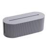 Cable Management Box 13x5x4 inch Plastic Cord Organizer with Phone Slot for Power Strips, Desk, TV Computer Wires (Blue) view 1