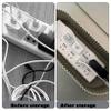 Cable Management Box 13x5x4 inch Plastic Cord Organizer with Phone Slot for Power Strips, Desk, TV Computer Wires (Blue) view 3