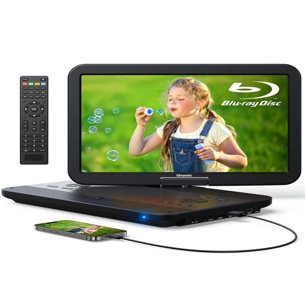GOnavidio Portable Blu ray Player