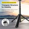 Compatible for Action Cameras, Magnetic Quick-Release Extension Tripod & Selfie Stick view 4