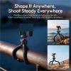 Compatible for Action & Vlog Cameras, Flexible Octopus Tripod with 360 Ball Head & Phone Mount view 3