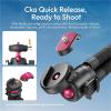 Compatible for Action & Vlog Cameras, Flexible Octopus Tripod with 360 Ball Head & Phone Mount view 4