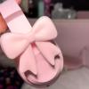 2 Pack Pink Bow Decor Headphone Accessories, Silicone Headphone Accessory Bow, for Various Headphones - A Fun Gift for Gamers (Pink) view 2
