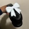2 Pack Pink Bow Decor Headphone Accessories, Silicone Headphone Accessory Bow, for Various Headphones - A Fun Gift for Gamers (Pink) view 3