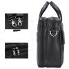 Briefcase Men's Business Commuter Tote Shoulder Crossbody Computer Bag view 4