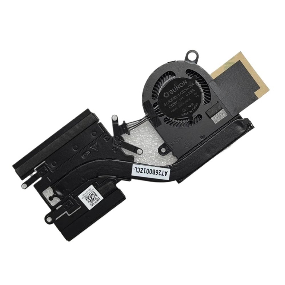 034T0C for Latitude 7390 2 in 1 Laptop CPU Cooling Fan with Heatsink Cooler Fan 34T0C CN-034T0C AT26B001ZCL