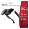 One AR Smart Glasses 477" HD Screen 3DoF Space Hovering 3D Real Glasses Compatible for iPhone Mac Switch PS5 Game Private Cinema view 2