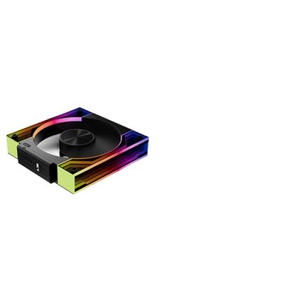 120mm ARGB Fan Dual Side Infinity Mirror 5V3pin RGB PWM Daisy Chain Compatible with Gaming PC Jungle Interstellar V3 1pc(V3 1Pc B)