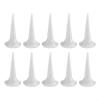 Plastic Caulk Nozzle 10 Pack, Tip for Home Improvement, Glass Nozzle Applicator Tool, Construction Tool Nozzle Set with for Durable Caulking Mouth view 3