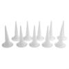 Plastic Caulk Nozzle 10 Pack, Tip for Home Improvement, Glass Nozzle Applicator Tool, Construction Tool Nozzle Set with for Durable Caulking Mouth view 4