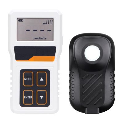 lux Meter, PAR Meter Digital Photosynthetic Activity Radiation Waterproof Sensor Plants Data Record Light Lighting Intensity Brightness Measurement
