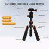 Portable Lightweight Tabletop Tripod with 360 Degree Ball Head, for Camera and Video Recording(Silvery) view 2