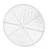 Round Center Finder Circle Gauge for Woodworking, 10 Inch Transparent Acrylic Circle Template with Dual Scales, Center Finding Tool for Drawing Circles on Wood, Metal, Glass - 1pc view 3