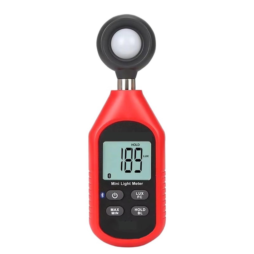 lux Meter, Digital Light Meter Lux 200,000 Illuminometers Photometer Environmental Tester Bluetooth Lighting Intensity Brightness Measurement(Set-2)