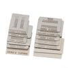 Memory Stencil Set 12/14/20pcs for DDR1 DDR2 DDR3 DDR5 Steel Mesh with Aluminum Alloy Heating Bracket, Stainless Steel Stencil for Memory Chip Repair Tool(14PCS) view 1