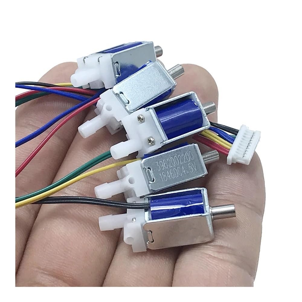 1PCS Air Valve Normally Open Solenoid Valves DC 3.7V 5V 6V N/O Valve Electromagnetic Exhaust Valve Switch Valve Motor Drivers