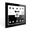 Microscope Resolution Test Chart, Optical Microscope Camera Resolution Test Chart, Accuracy 0.5 m, High Transmittance, for Scientific and Industrial Inspection view 1