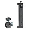 Tripod Ball Head, Aluminum Flat Bracket Set, 360 Rotating mini Ball Head + Multi-Interface Flat Bracket, Compatible with Tripod/monopod, Suitable for Live Photography. view 1