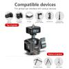 Tripod Ball Head, Aluminum Flat Bracket Set, 360 Rotating mini Ball Head + Multi-Interface Flat Bracket, Compatible with Tripod/monopod, Suitable for Live Photography. view 4
