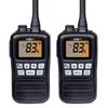 KSUN Handheld Two-Way VHF Marine Radio, NOAA Weather, Portable Marine Radios, Floating IPX7 Waterproof, International Channel, Vibration Drainage, Boat Two Way Radio Gift for Kayak Fishing, 2 Pack view 1