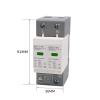 AC 2P Surge Protection 2040KA 30KA60KA House Lightning Protector Low-Voltage Arrester Device 275V 385V(2P 275V AC,30-60KA) view 3
