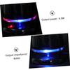 BESPORTBLE Mini Multimedia Speaker with 3.5mm Aux Input and USB Anti-Interference, Portable Laptop Loudspeaker with LED Light, Bullet-Style Bass for Home and Office Use, Black Blue view 3
