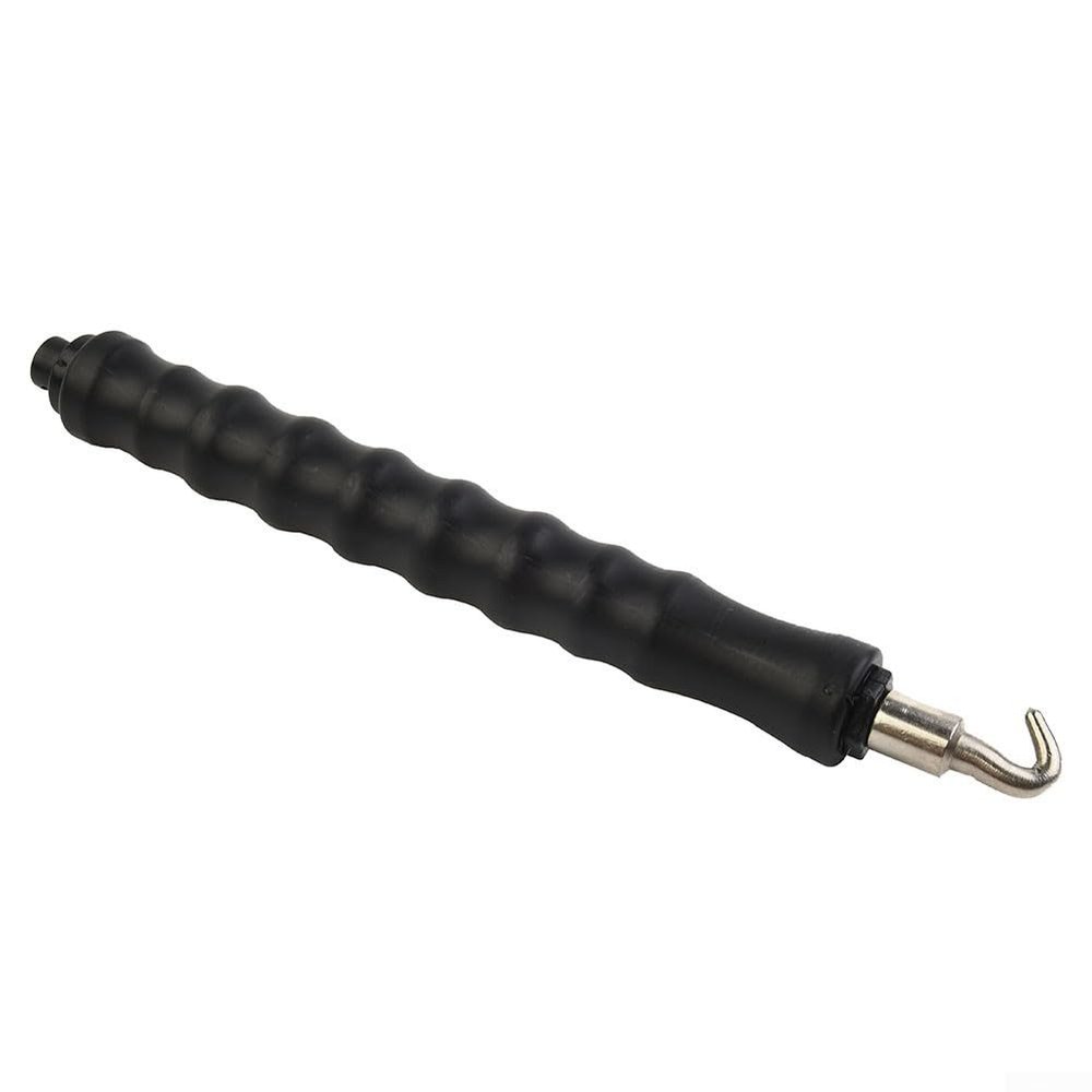 Concrete Tool, Automatic Wire Twisting Tool for Fence and Tying, Automatic Tie with Carbon Steel Construction and Rubber Handle, 12" Black(A)