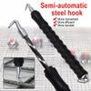 Concrete Tool, Automatic Wire Twisting Tool for Fence and Tying, Automatic Tie with Carbon Steel Construction and Rubber Handle, 12" Black(A) view 3