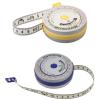 Retractable Measuring Tape 150cm for Body Mass Index Calculator Tool, BMI Tape Measure with Waist Hip Ratio Measurement, Diet Progress Tracking Tape Measure, Blue(Blue+Yellow) view 1