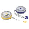 Retractable Measuring Tape 150cm for Body Mass Index Calculator Tool, BMI Tape Measure with Waist Hip Ratio Measurement, Diet Progress Tracking Tape Measure, Blue(Blue+Yellow) view 3